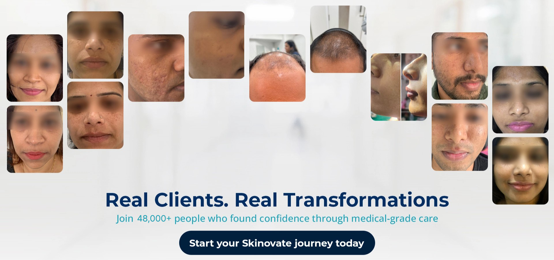 Real patient transformation showing treatment results